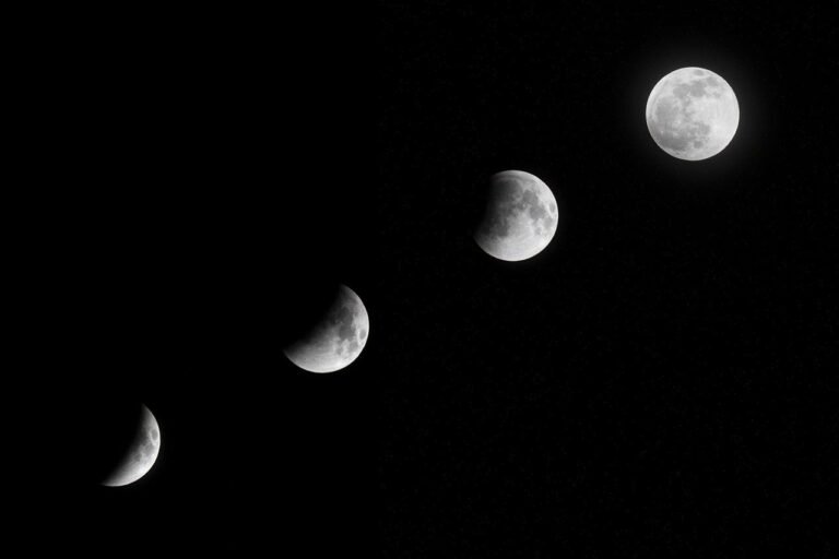 moon, moon phases, sky